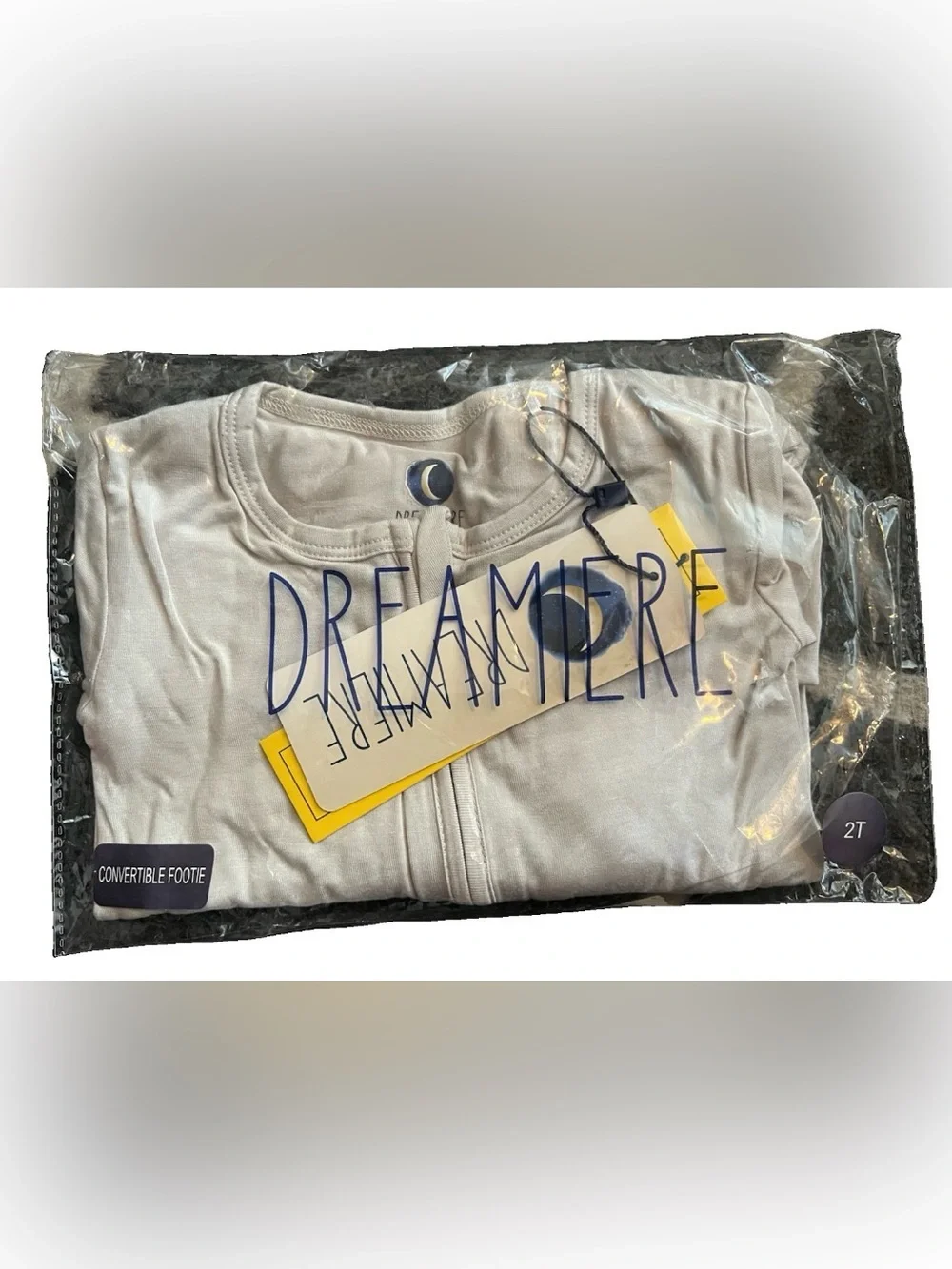 Dreamiere Neutral Convertible Pjs NWT 2T